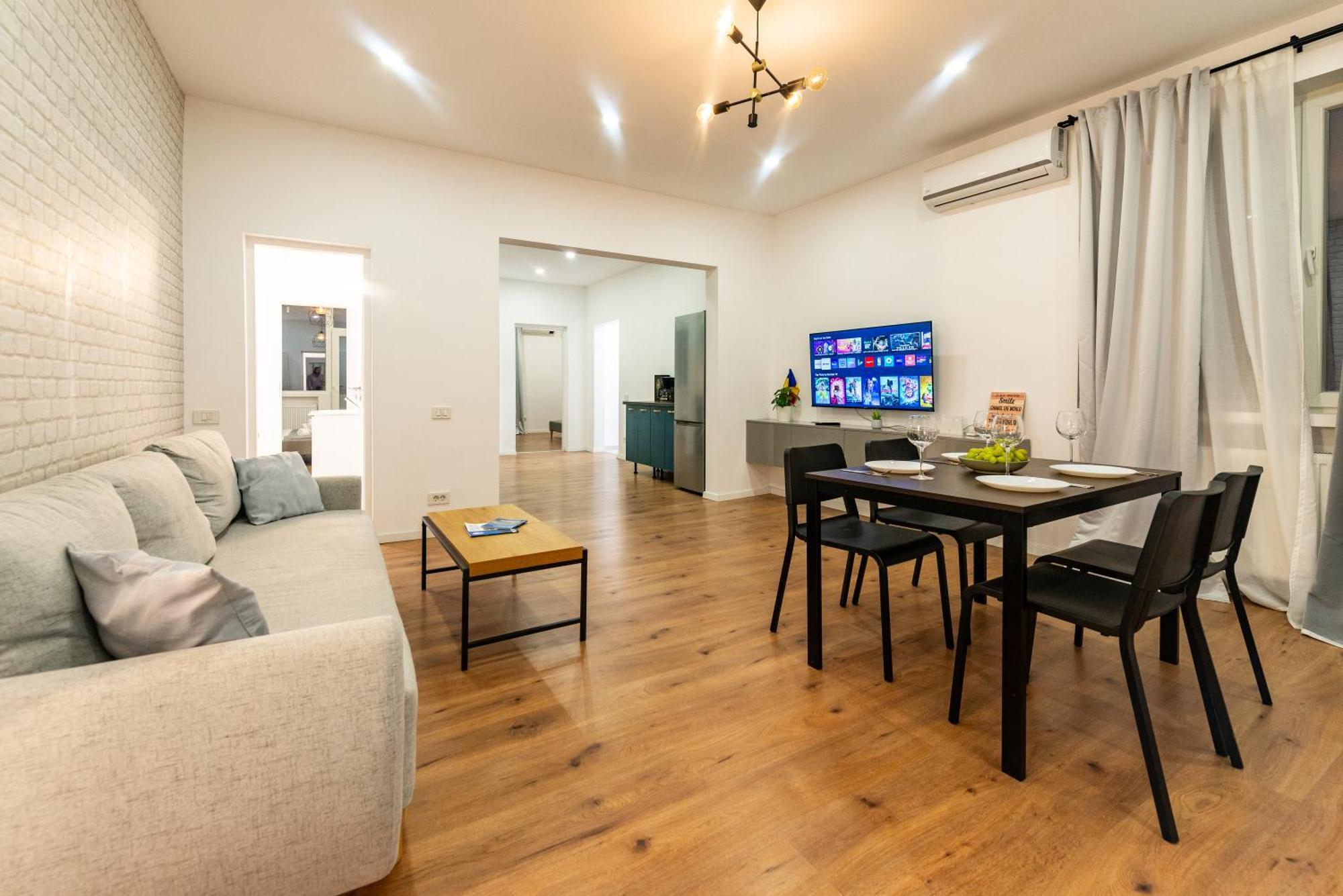 Ultracentral Spacious Apartment 4Br Bukarest Exterior foto