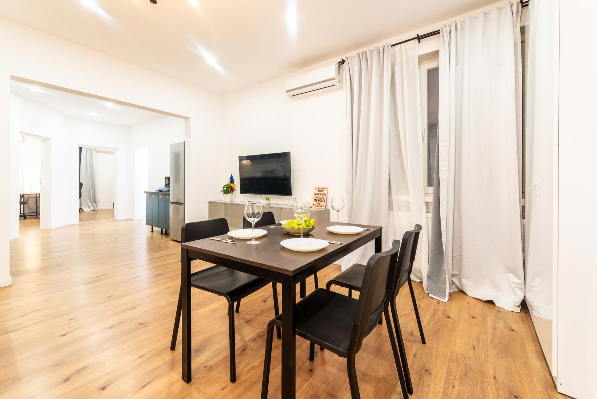 Ultracentral Spacious Apartment 4Br Bukarest Exterior foto